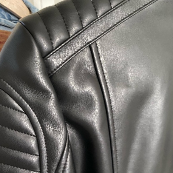 ZARA FAUX LEATHER JACKET :D - Picture 9 of 13